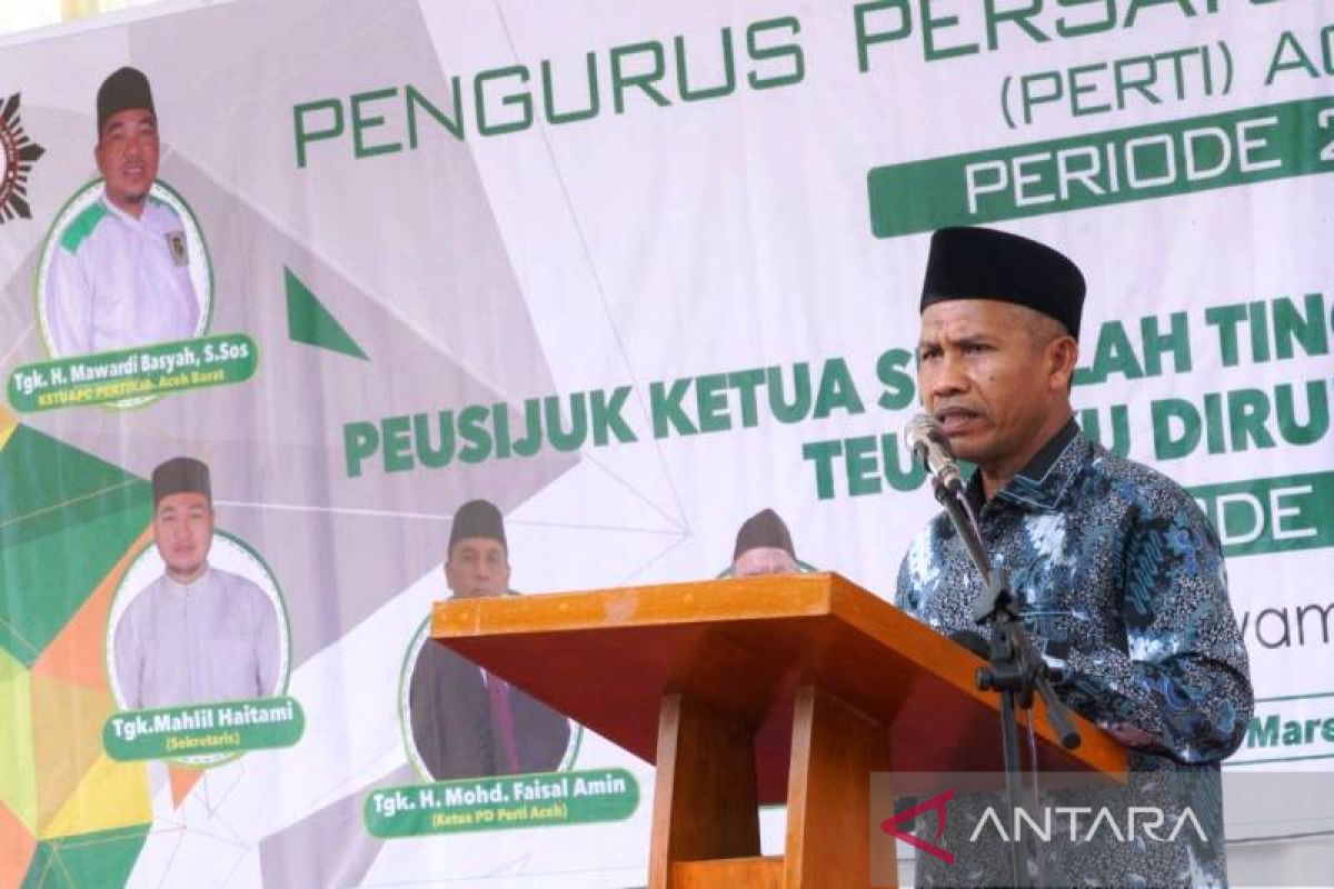 Pemkab Aceh Barat dorong Perti jaga persatuan dan keutuhan umat