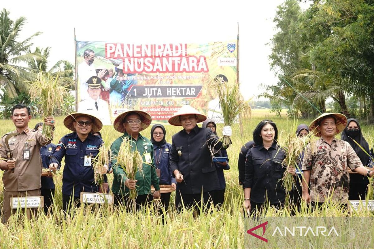 OKU Timur targetkan sejuta ton panen padi Nusantara pada 2023