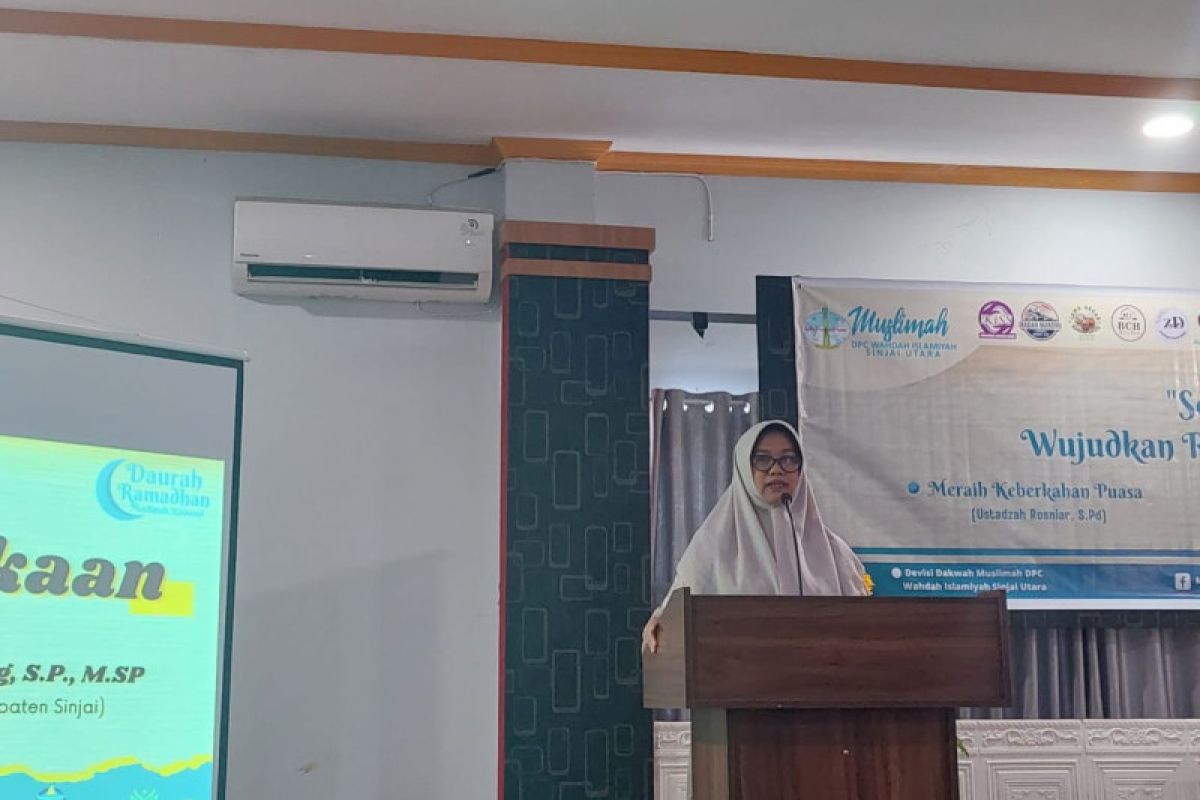 Wabup Sinjai buka Daurah Ramadhan Muslimah Nasional 1444 H