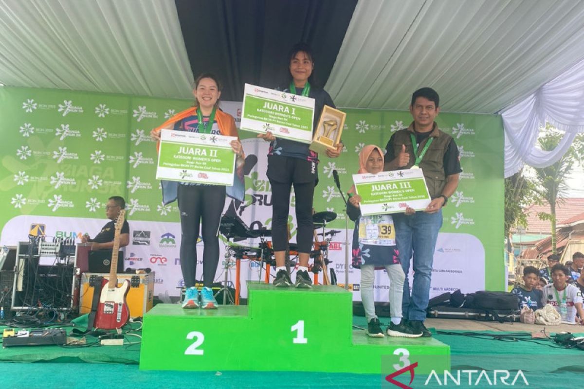 Pelari Kalimantan Utara sapu bersih juara Siaga Run 5K di Kaltim