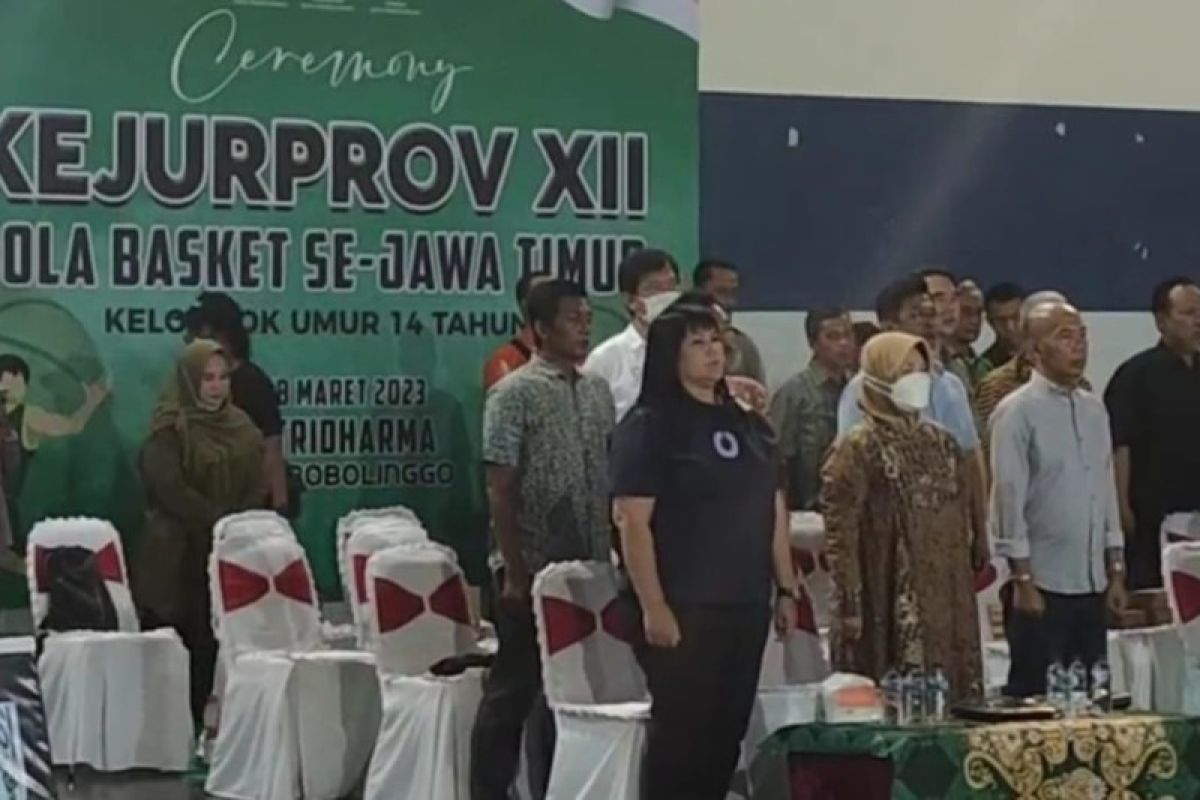 Ketua Perbasi Jatim beri dukungan atlet Kejurprov KU 14 di Kota Probolinggo