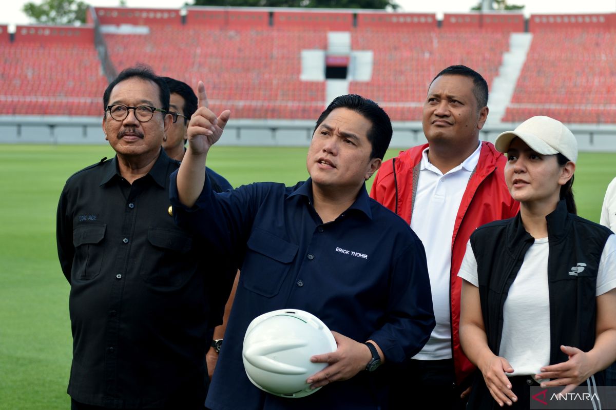 Erick  cek kesiapan Stadion Dipta Bali untuk Piala Dunia U-20