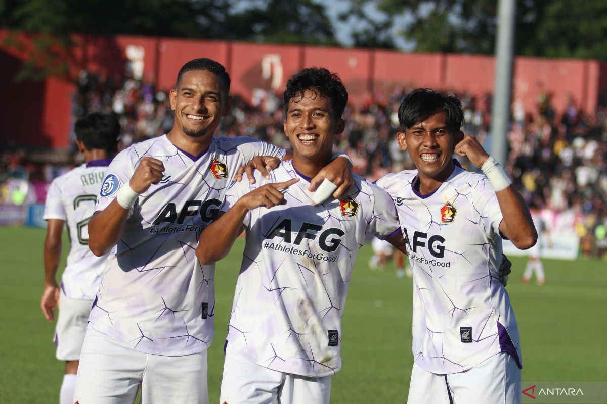 Liga 1- Persik catat delapan kemenangan beruntun, tekuk Dewa United 3-1