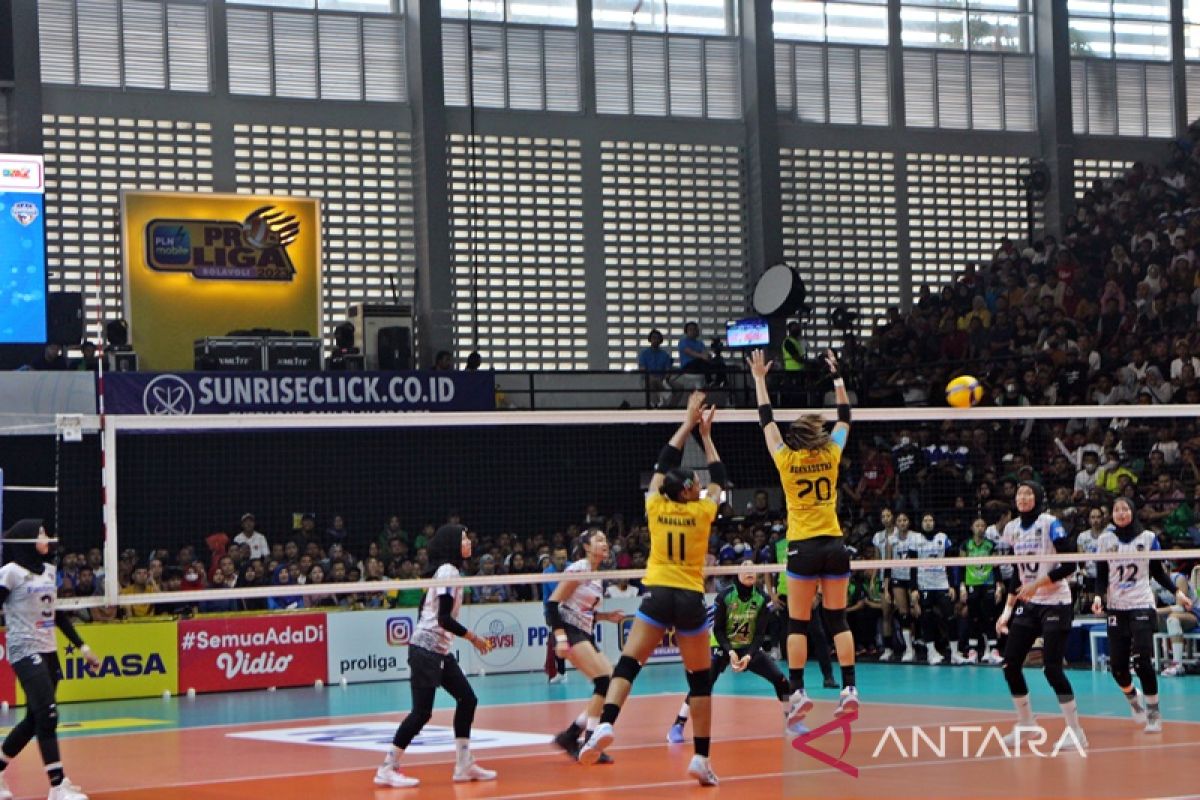 Proliga 2023, Bandung bjb Tandamata kalahkan Pertamina Fastron 3-1