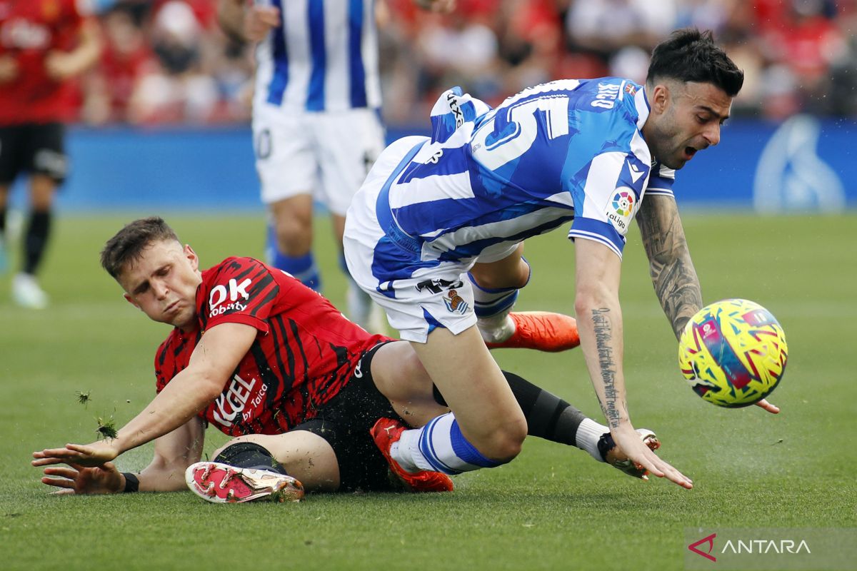 LIga Spanyol: Real Sociedad ditahan imbang Mallorca 1-1