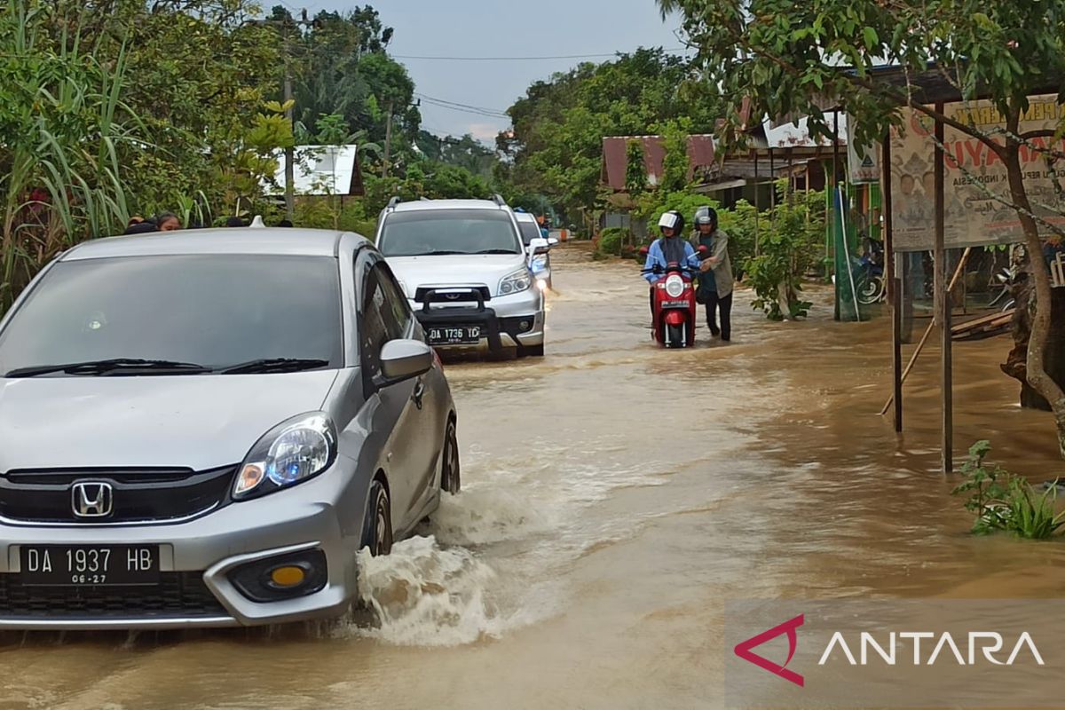 2.687 orang pada tujuh desa di Balangan terdampak banjir