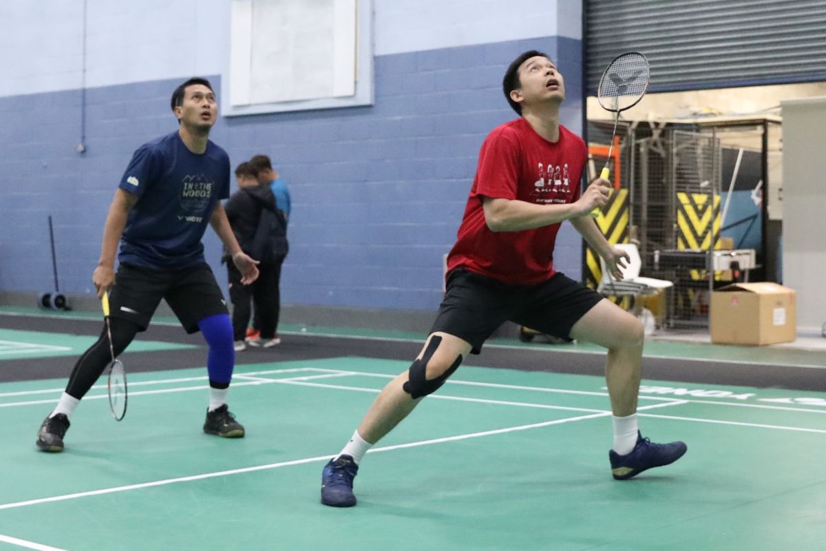 Timnas adaptasi lapangan pada latihan perdana All England 2023