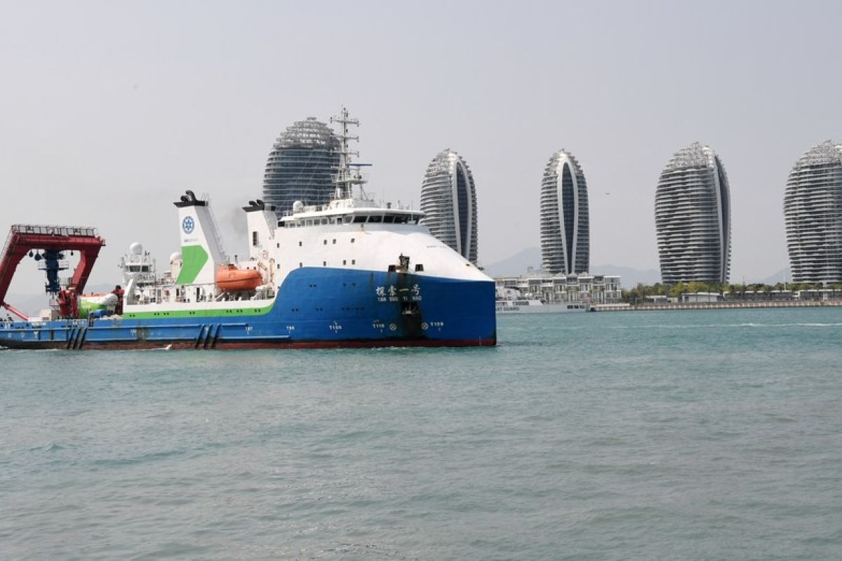Kapal penelitian China selesaikan misi penelitian laut dalam