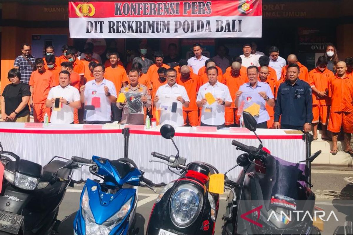 Polda Bali tangkap 89 pencuri dalam 16 hari