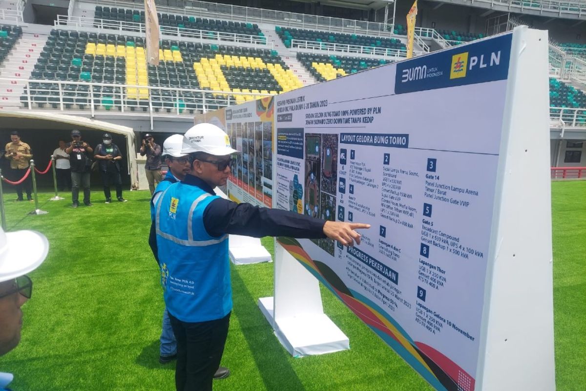 PLN jamin keandalan listrik Stadion GBT saat Piala Dunia U-20