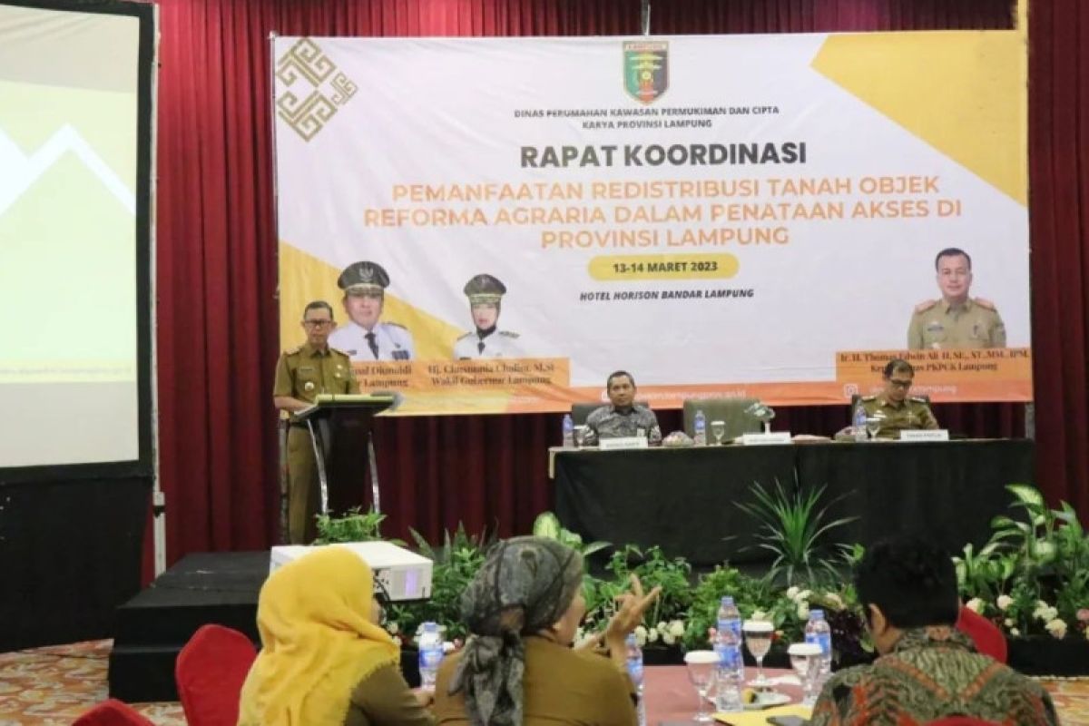 Lampung targetkan redistribusi reforma agraria capai 6.859 bidang tanah