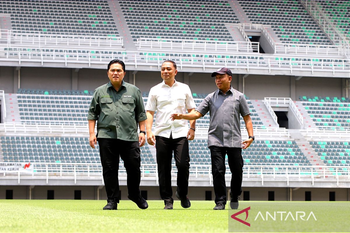 Jelang Piala Dunia U20, Erick Thohir minta fasilitas Stadion GBT Surabaya dimaksimalkan