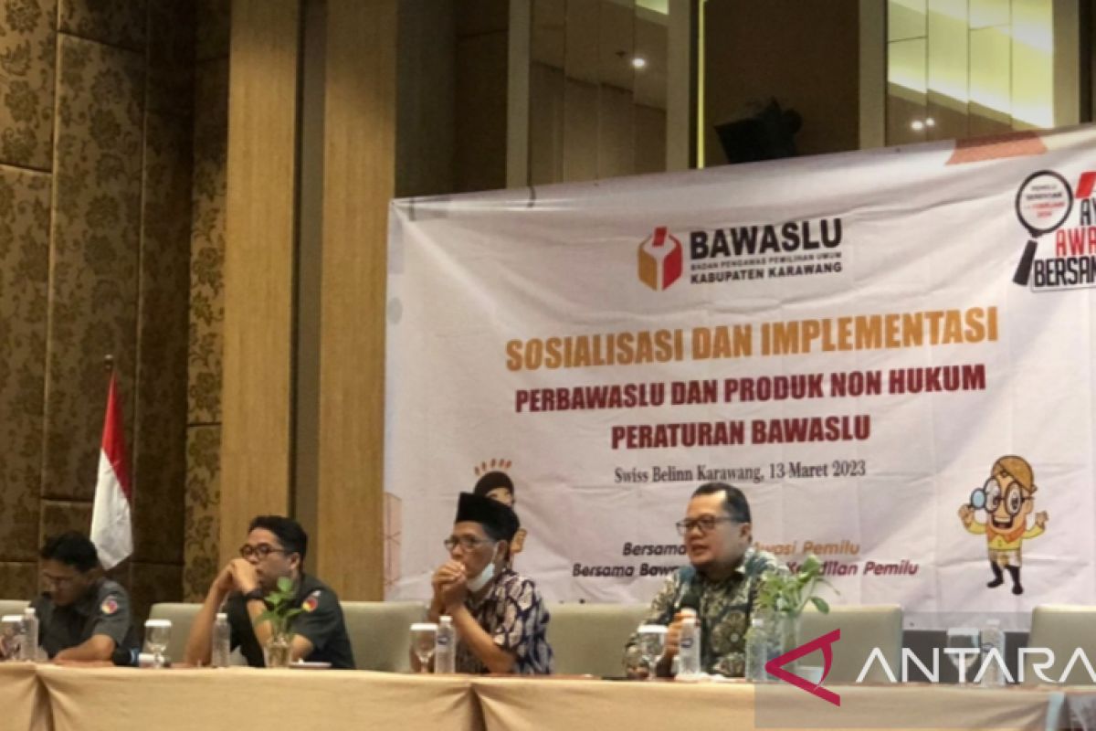 Bawaslu Karawang: Pelanggaran terjadi di setiap tahapan Pemilu