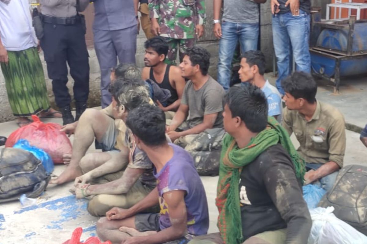 21 imigran Rohingnya terdampar di pantai Abdya, begini kronologinya