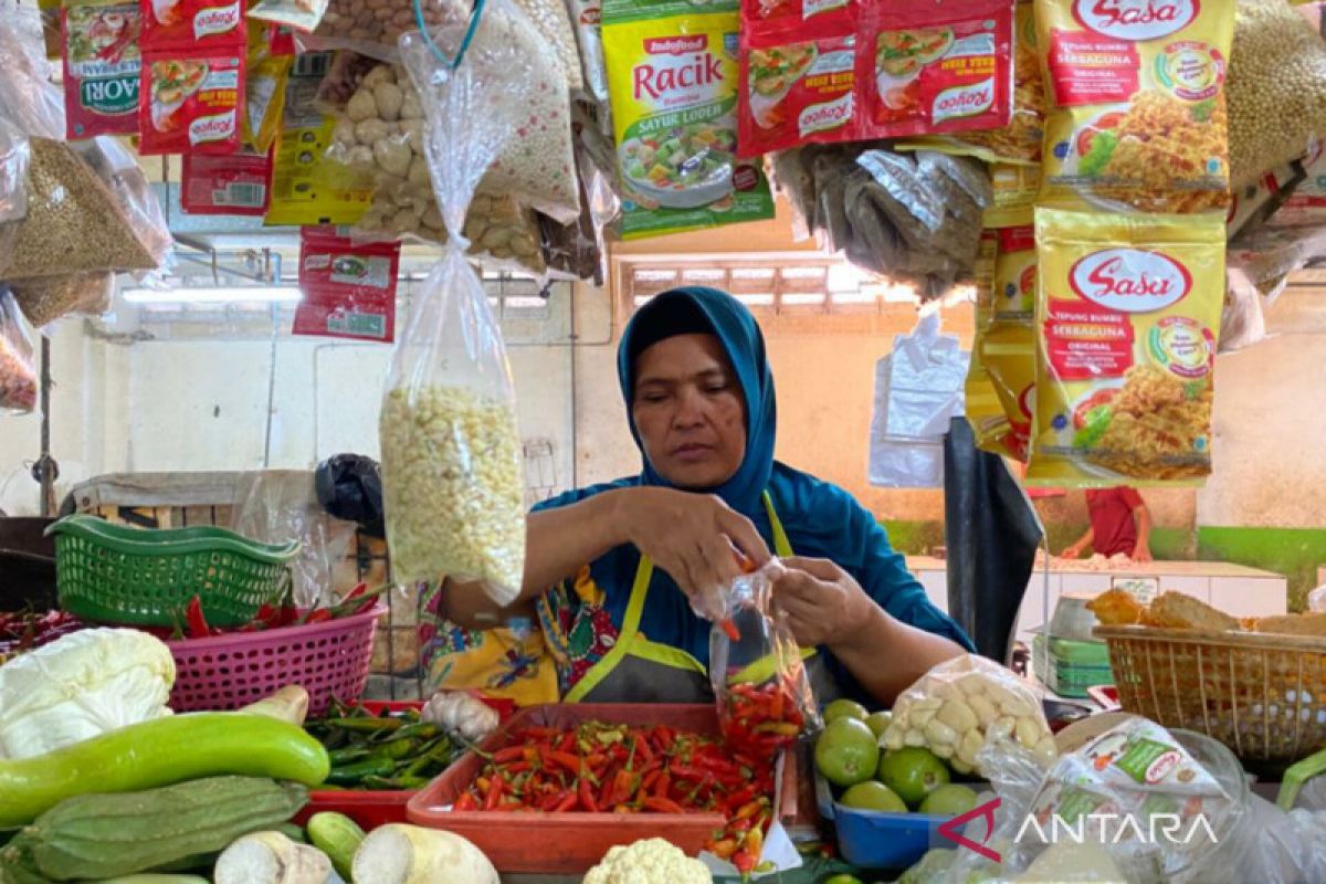 Harga cabai di pasar Jakarta Selatan capai Rp80.000 per kg