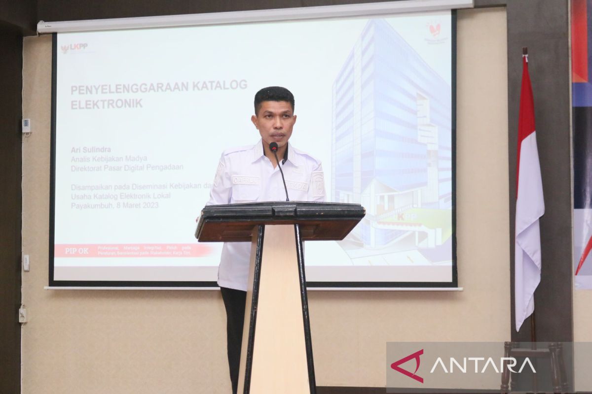 Transaksi Kota Payakumbuh melalui e-katalog lokal telah capai Rp9 miliar di 2023