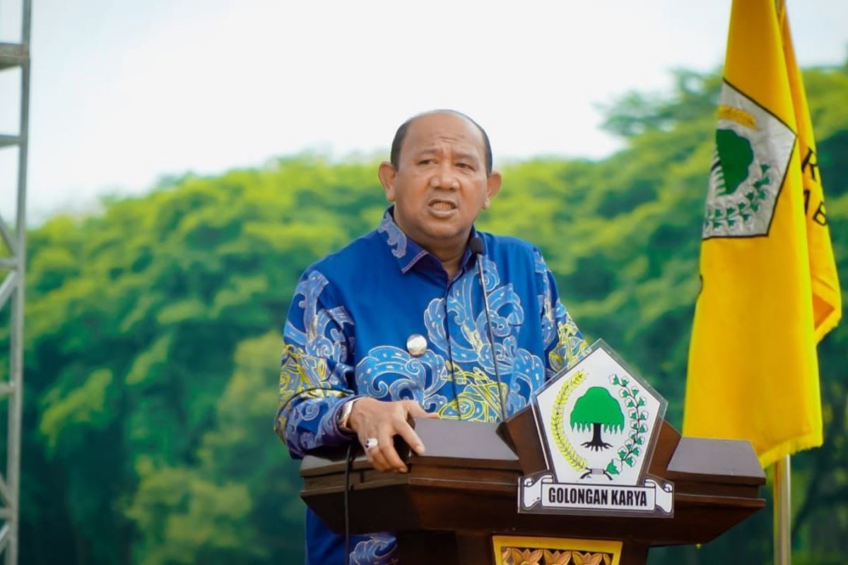 Syah Afandin hadiri pelantikan Partai Golkar Langkat