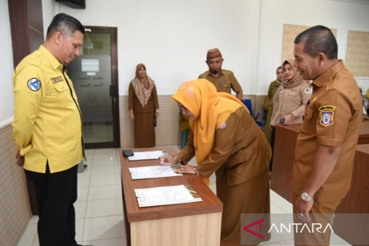 Diskominfotik Gorontalo serah terima jabatan pejabat struktural