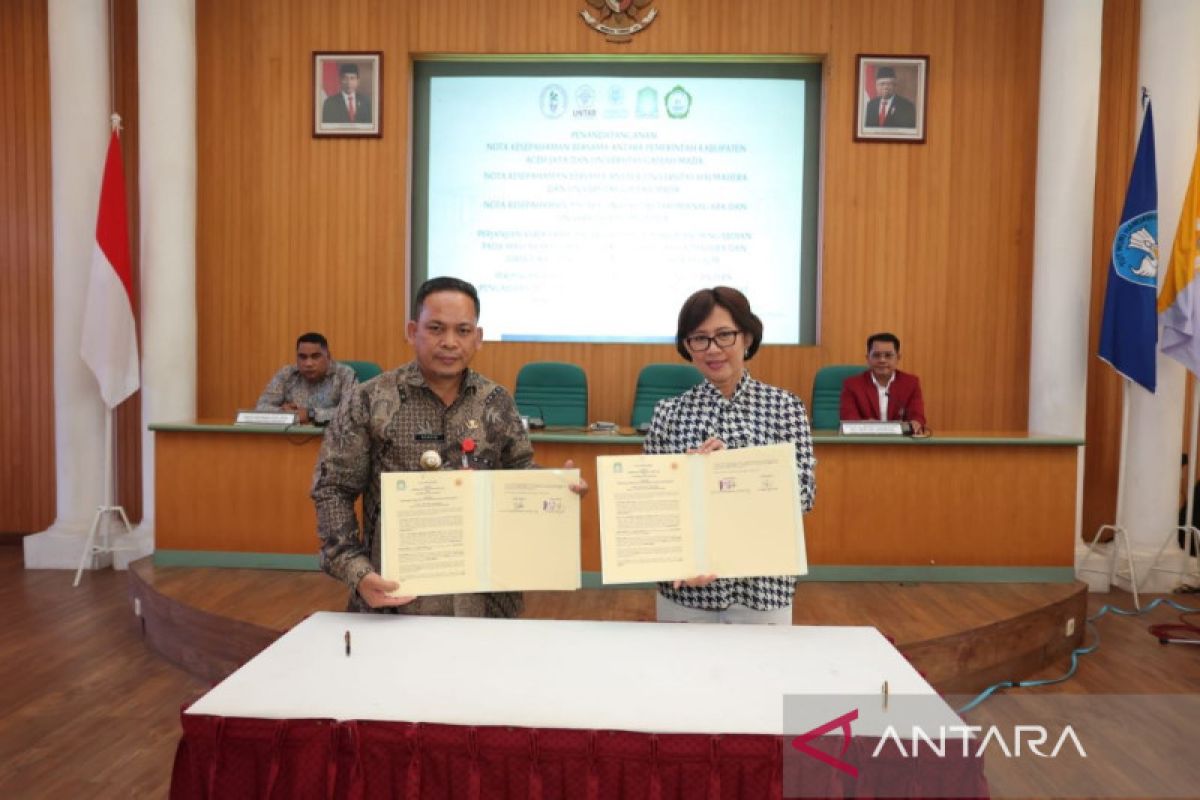 Pemkab Aceh Jaya jalin kerja sama pendidikan dan penelitian dengan UGM