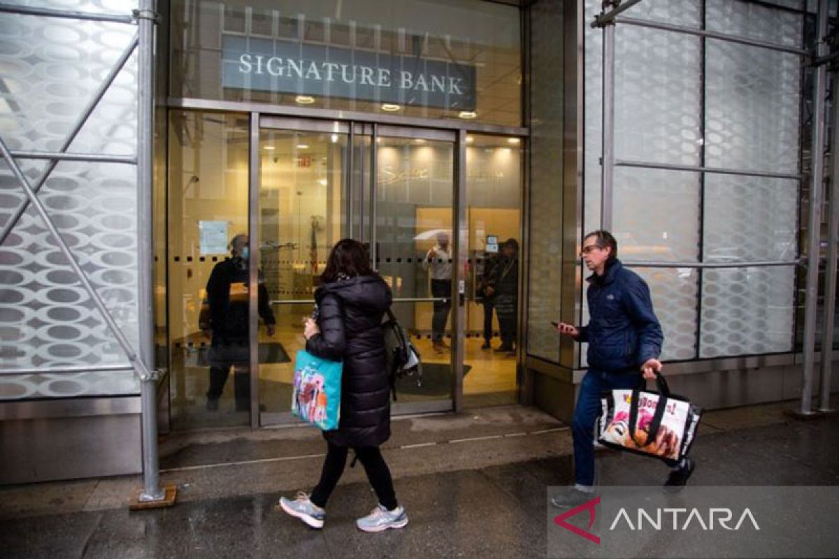 Regulator AS tutup Signature Bank setelah Silicon Valley Bank runtuh