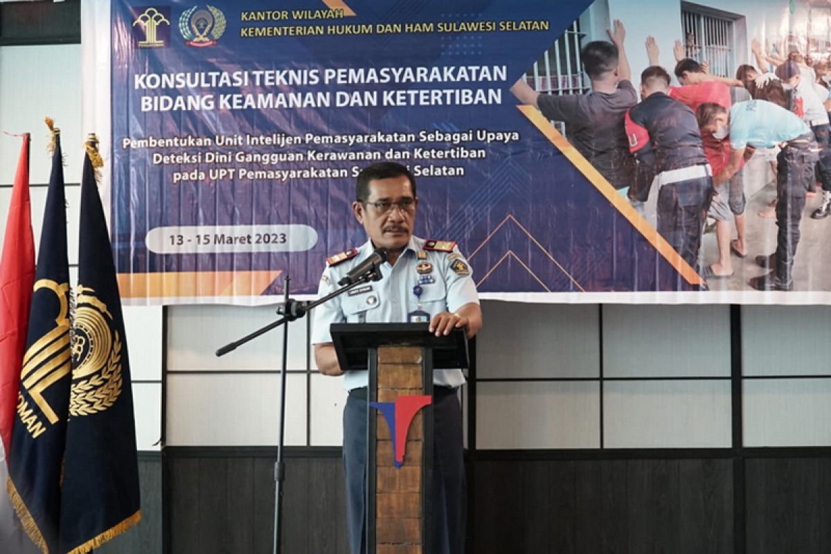 Kakanwil Kemenkumham Sulsel berharap petugas pemasyarakatan menguasai data