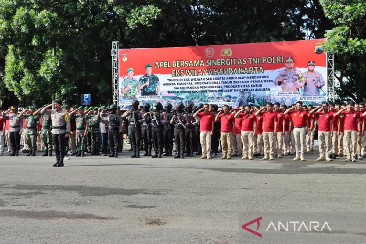 Personel TNI-Polri apel sinergitas jamin Keamanan jelang  Ramadhan