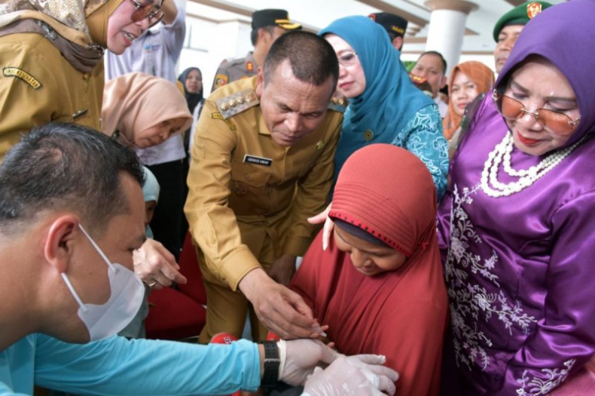 Hingga 14 Maret 2023, realisasi imunisasi polio tetes di Pariaman capai 65,8 persen