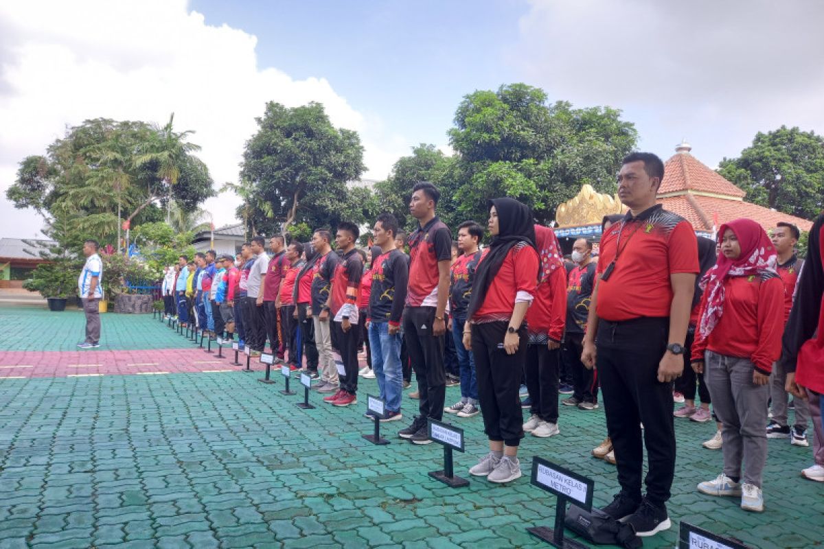 Kemenkumham Lampung minta pekan olahraga jadikan ajang kebersamaan antara narapidana dan petugas