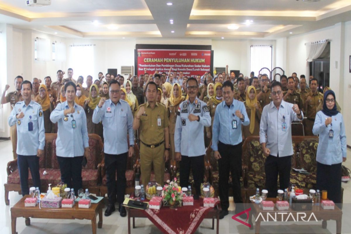 Kemenkumham beri penguatan lurah di Banjarmasin jalankan peran paralegal