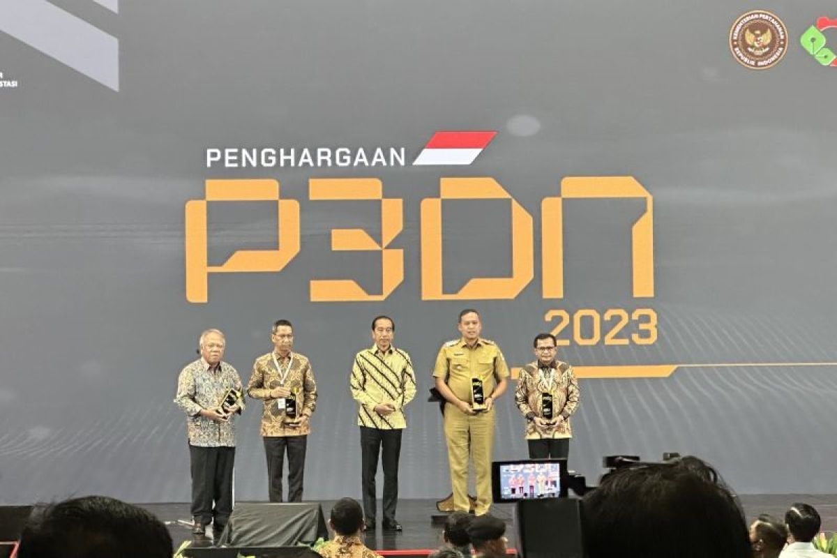 Presiden Jokowi beri Penghargaan P3DN kepada pengguna PDN terbaik di Indonesia