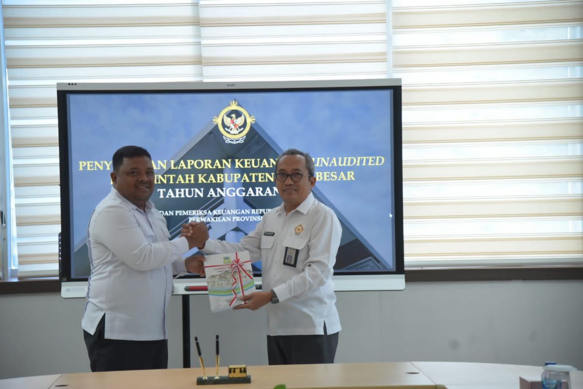 Pemkab Aceh Besar serahkan laporan keuangan Pemerintah Daerah (LKPD) Unaudited TA 2022
