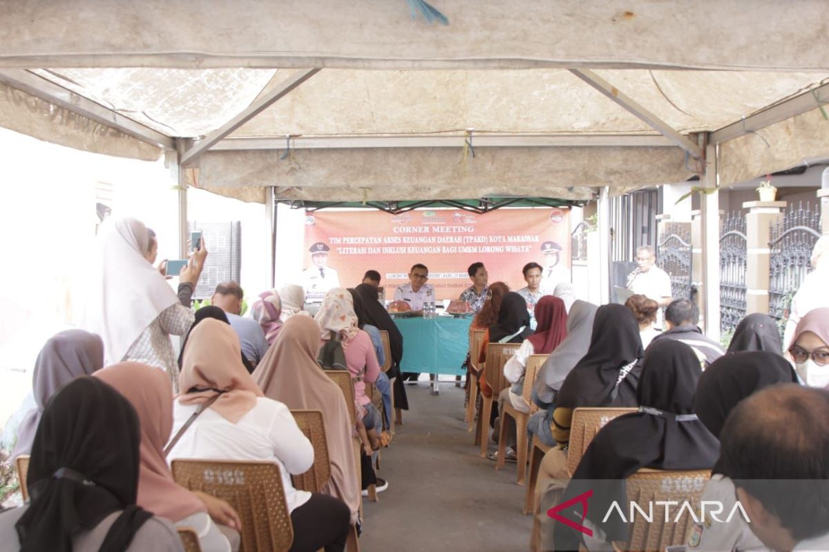 TPAKD Makassar gelar literasi keuangan di Lorong Wisata