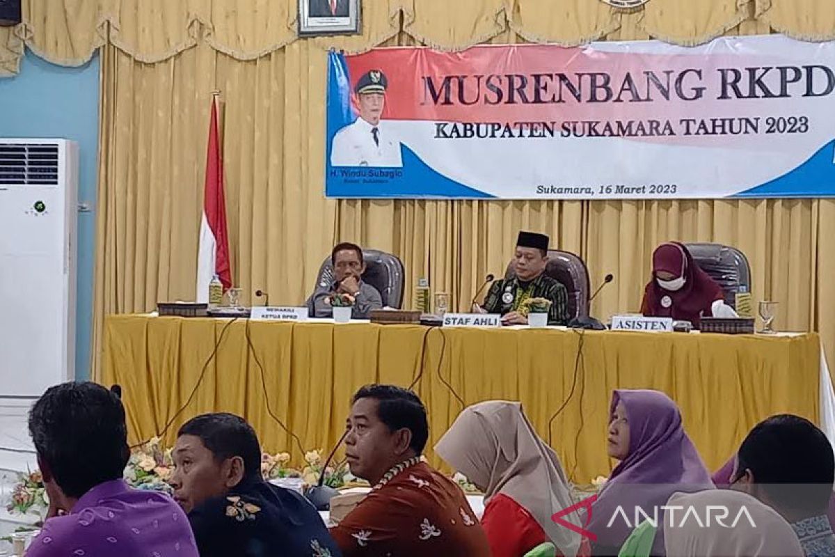 Musrenbang RKPD wadah startegis selaras program dan kegiatan Pemkab Sukamara