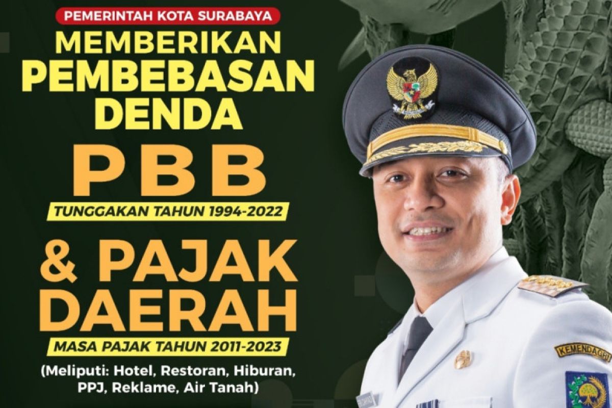 HJKS ke-730, Pemkot Surabaya bebaskan sanksi denda PBB dan pajak daerah