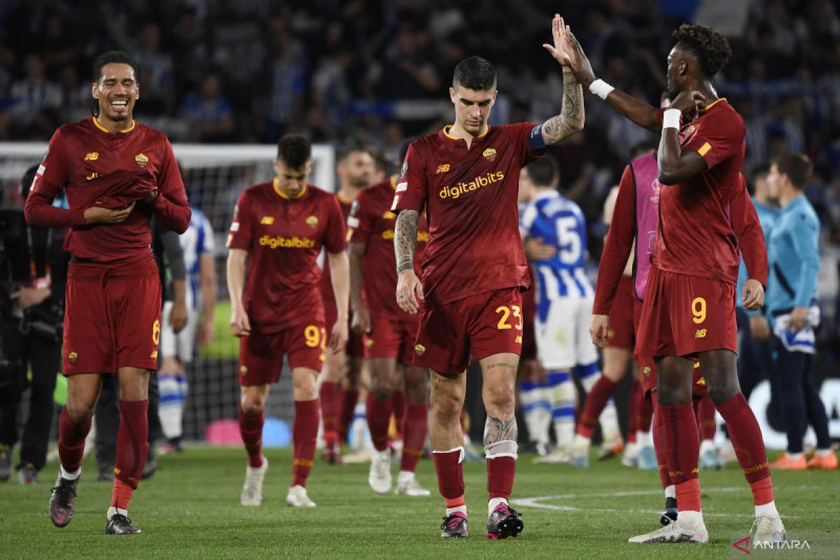 Liga Europa: Tahan imbang Sociedad, AS Roma tetap melaju ke perempat final