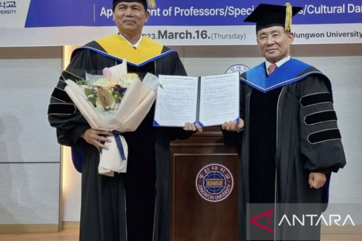 Wako Pariaman dianugerahi gelar kehormatan profesor di Korsel