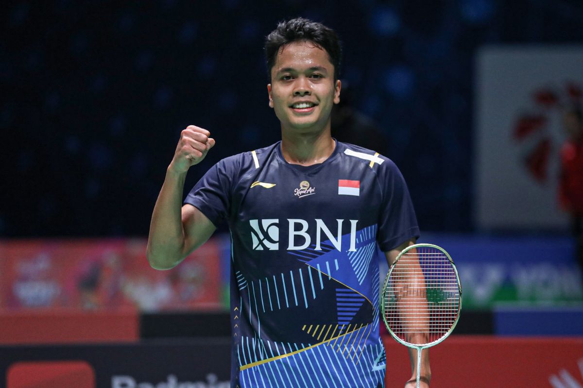 Ginting satu-satunya tunggal putra Indonesia yang tersisa ke perempat final All England