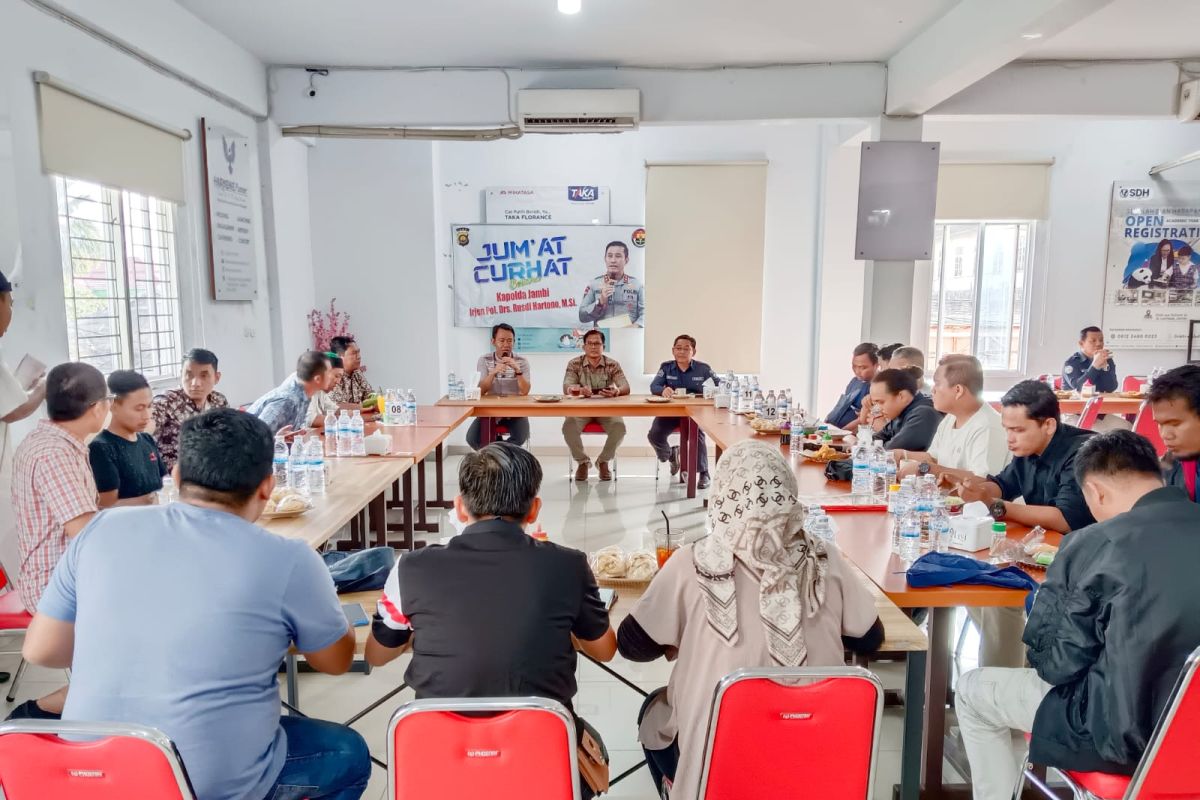 Polda Jambi gelar Jumat Curhat