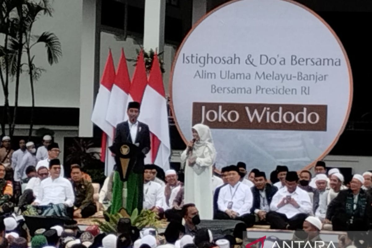 Jokowi apresiasi dukungan masyarakat Melayu Banjar terhadap IKN