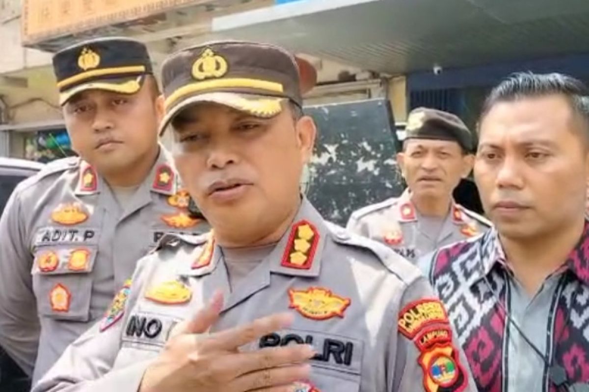 Tiga orang terkena tembakan saat perampokan bank di Lampung