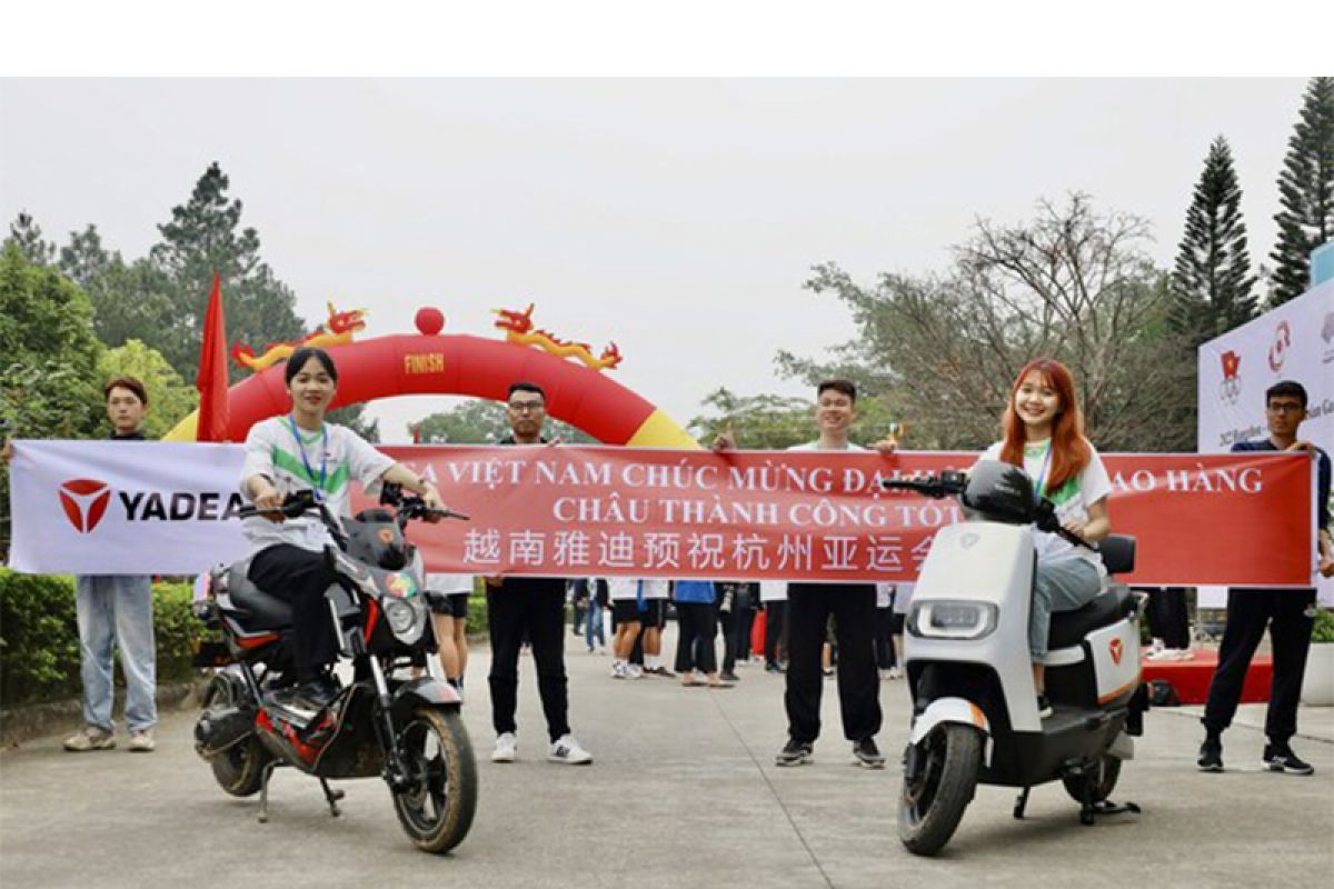 Yadea Jadi Vendor Resmi Asian Games di Hangzhou
