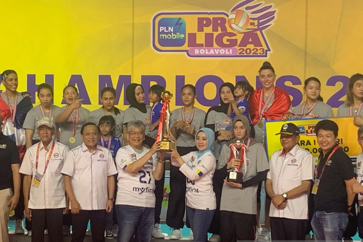 Proliga 2023 - Juara bertahan Bandung bjb sukses mempertahankan gelar