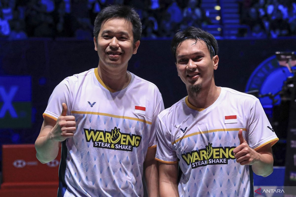 Indonesia Open 2023 - Hendra/Ahsan tak kendor atasi ganda putra muda Thailand