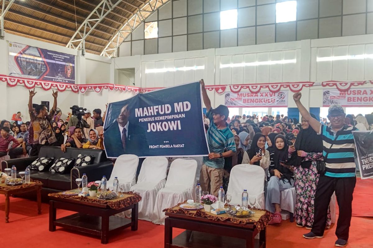 Mahfud MD dapat banyak dukungan di Musra Bengkulu
