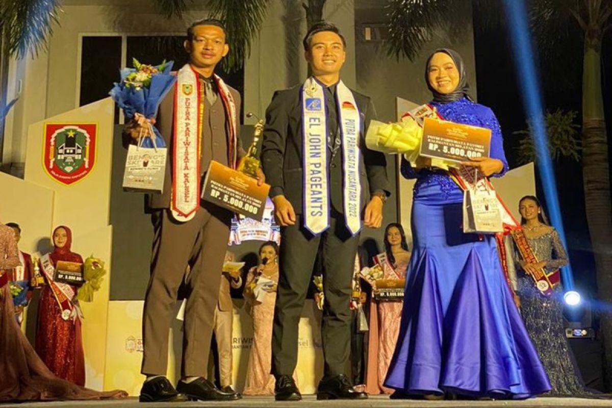Jumain  juara Putra Pariwisata Favorit Kalimantan Selatan 2023 dari Kotabaru