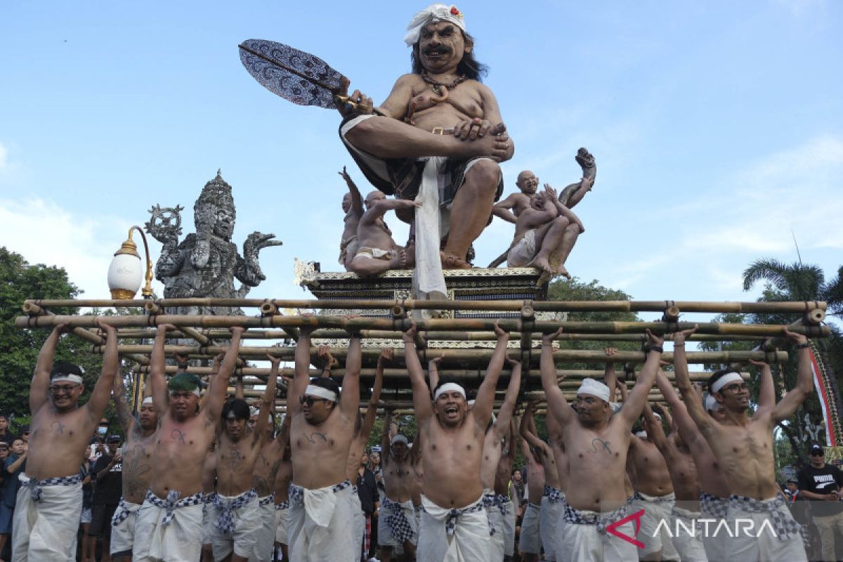 Pawai Ogoh-Ogoh ramaikan Kesanga Festival di Kota Denpasar