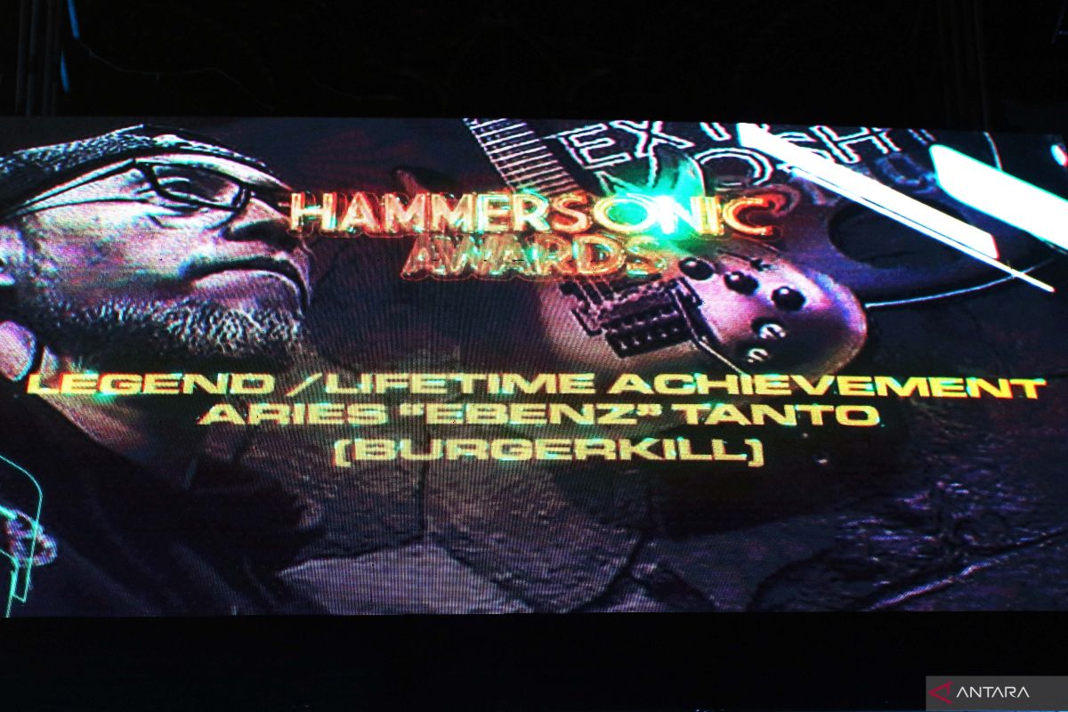 Hammersonic berikan penghargaan sejumlah musisi cadas Indonesia