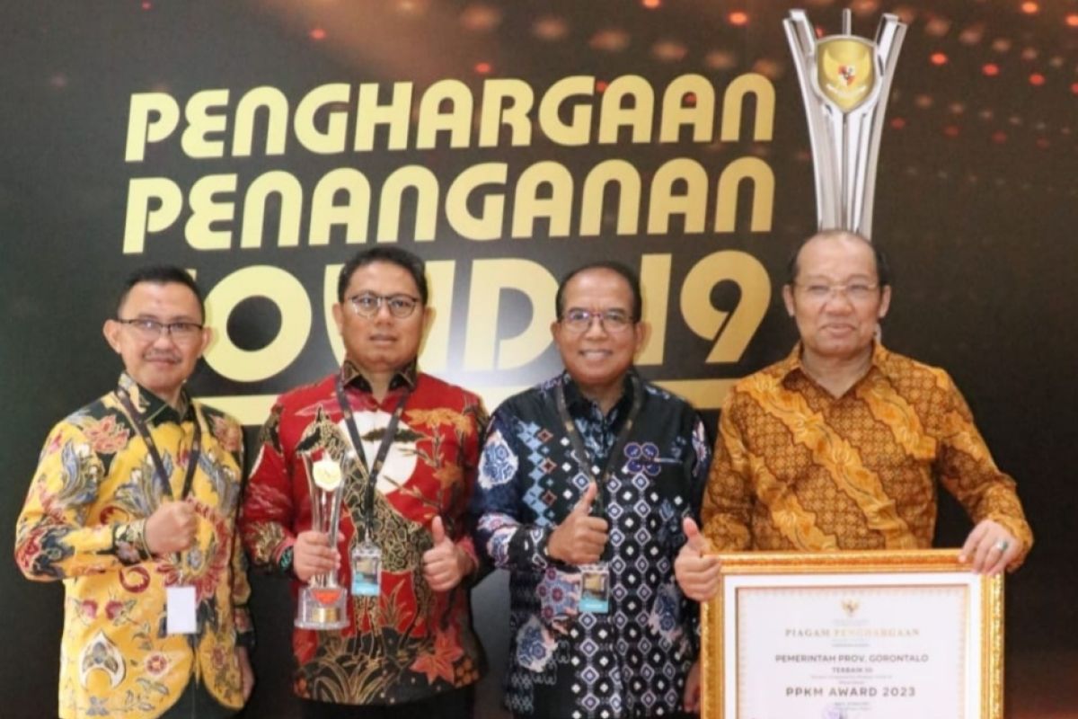 Pemprov Gorontalo raih PPKM Award penanganan COVID-19