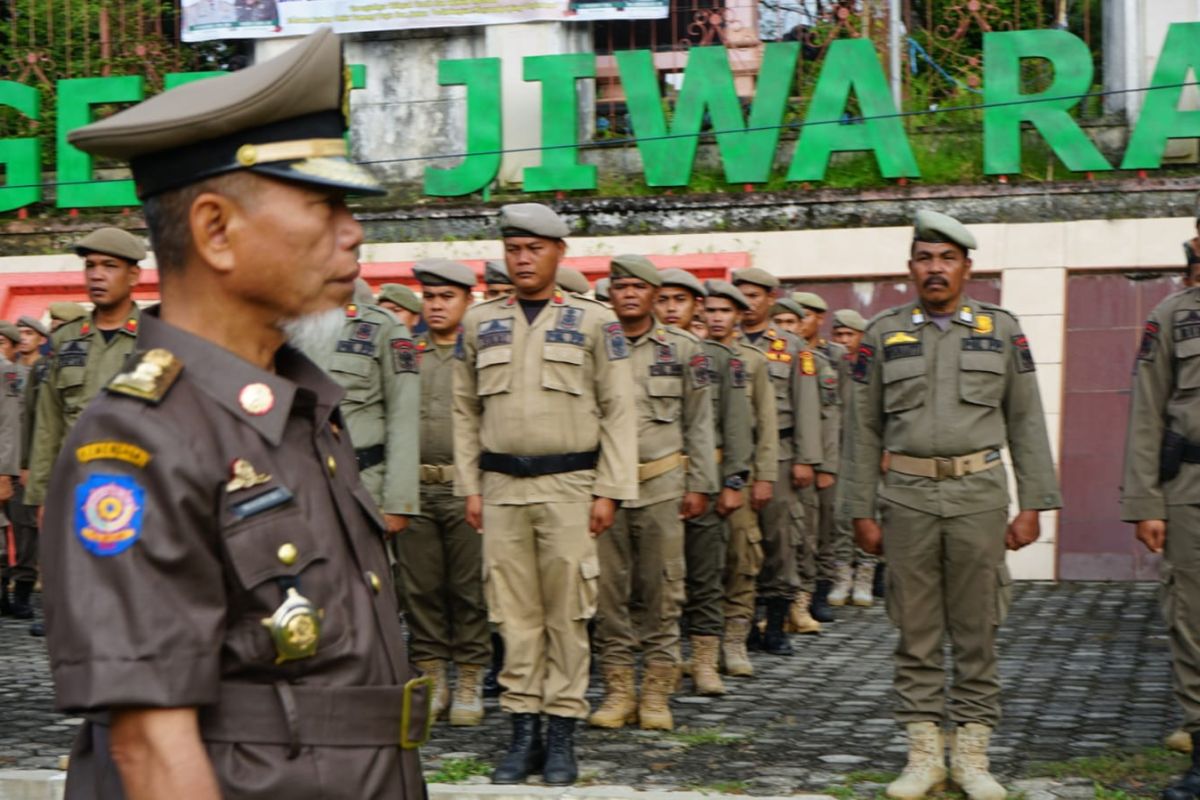 Pemkab Merangin peringati HUT ke-73 Satpol PP