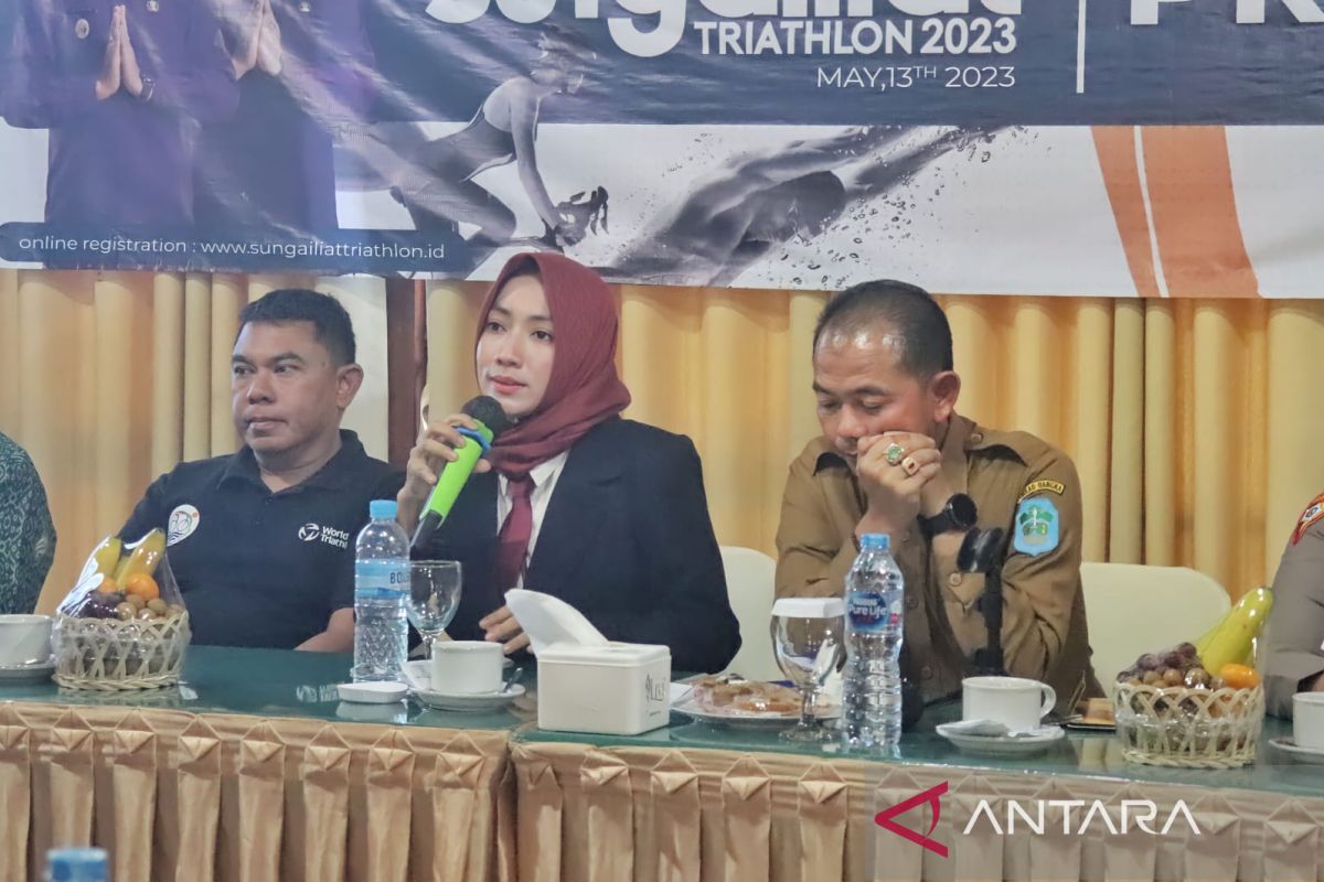 Dinparbud Bangka perkuat koordinasi sukseskan Triathlon 2023